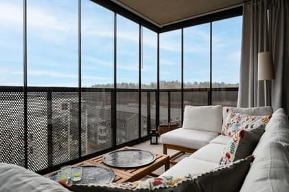 Balkong eller utsiktsbild