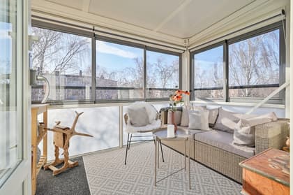 Balkong eller utsiktsbild