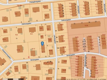 Illustrerad karta över fastigheten eller området