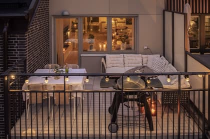 Balkong eller utsiktsbild