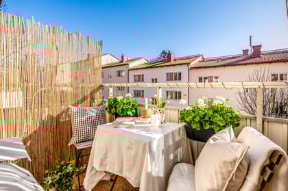 Balkong eller utsiktsbild