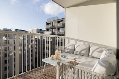 Balkong eller utsiktsbild