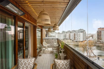 Balkong eller utsiktsbild