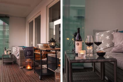 Balkong eller utsiktsbild