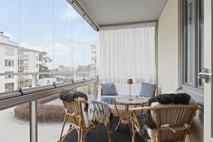 Balkong eller utsiktsbild