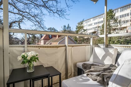 Balkong eller utsiktsbild