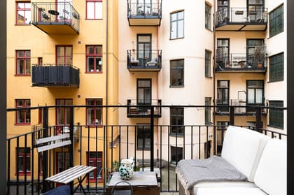 Balkong eller utsiktsbild