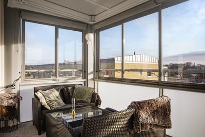 Balkong eller utsiktsbild