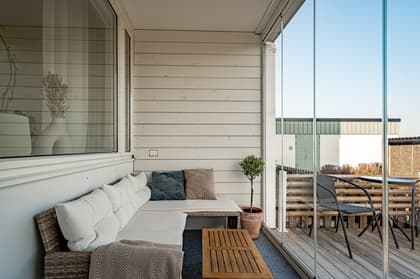 Balkong eller utsiktsbild