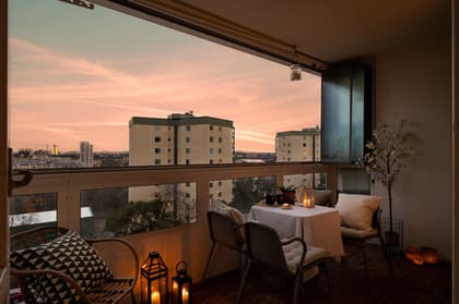 Balkong eller utsiktsbild