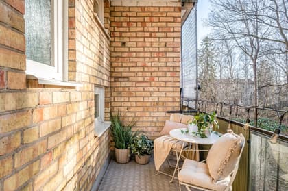 Balkong eller utsiktsbild