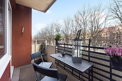 Balkong eller utsiktsbild