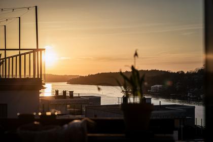 Balkong eller utsiktsbild