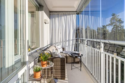 Balkong eller utsiktsbild