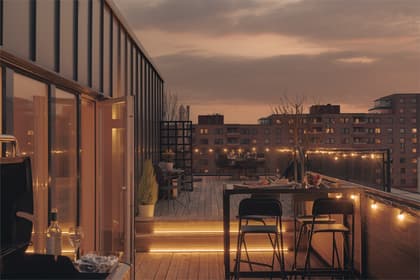 Balkong eller utsiktsbild