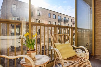 Balkong eller utsiktsbild