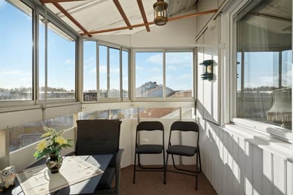 Balkong eller utsiktsbild