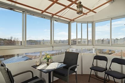 Balkong eller utsiktsbild