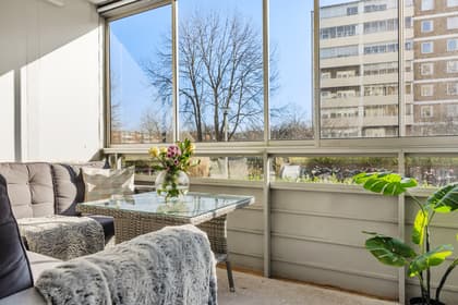 Balkong eller utsiktsbild