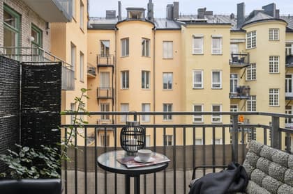 Balkong eller utsiktsbild