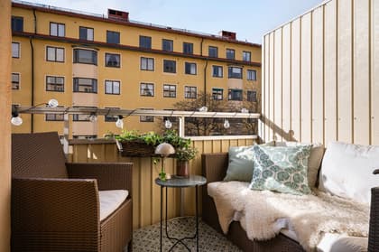 Balkong eller utsiktsbild