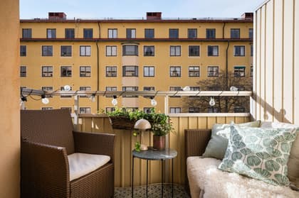 Balkong eller utsiktsbild