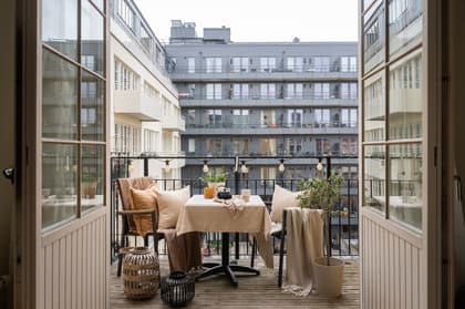 Balkong eller utsiktsbild