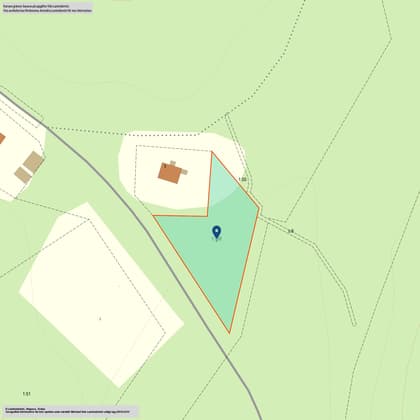 Illustrerad karta över fastigheten eller området