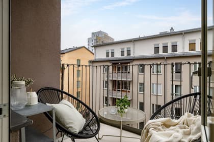 Balkong eller utsiktsbild