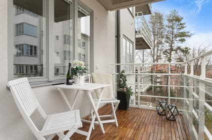 Balkong eller utsiktsbild