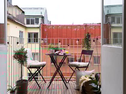 Balkong eller utsiktsbild