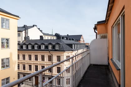 Balkong eller utsiktsbild