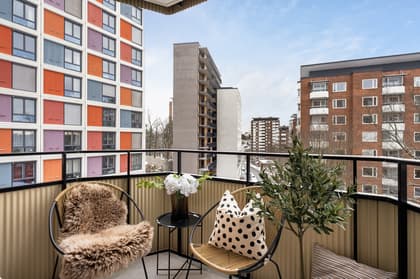 Balkong eller utsiktsbild