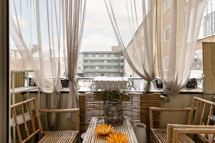 Balkong eller utsiktsbild