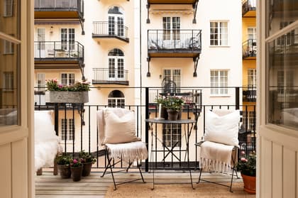 Balkong eller utsiktsbild