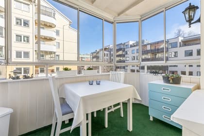 Balkong eller utsiktsbild