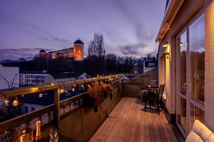 Balkong eller utsiktsbild