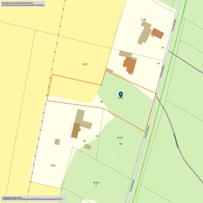Illustrerad karta över fastigheten eller området