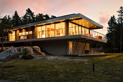 Balkong eller utsiktsbild