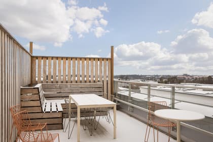 Balkong eller utsiktsbild