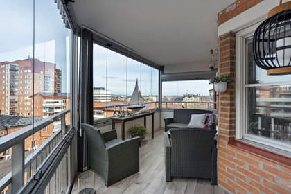 Balkong eller utsiktsbild