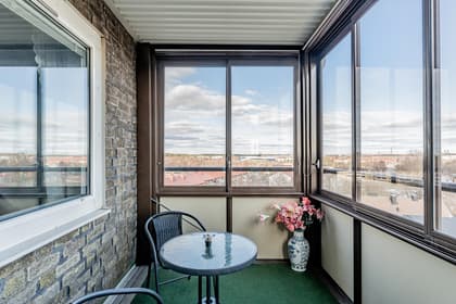 Balkong eller utsiktsbild