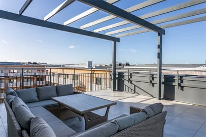 Balkong eller utsiktsbild