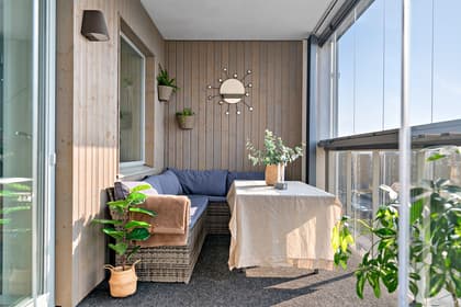 Balkong eller utsiktsbild