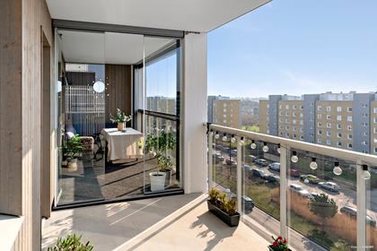 Balkong eller utsiktsbild