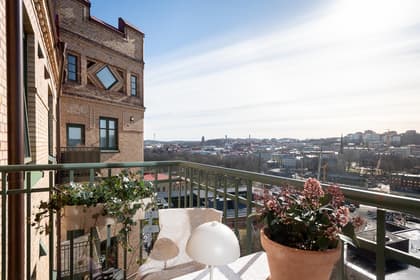 Balkong eller utsiktsbild