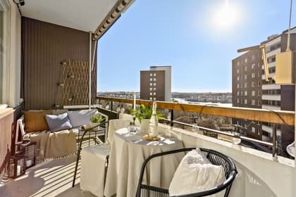 Balkong eller utsiktsbild