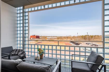 Balkong eller utsiktsbild