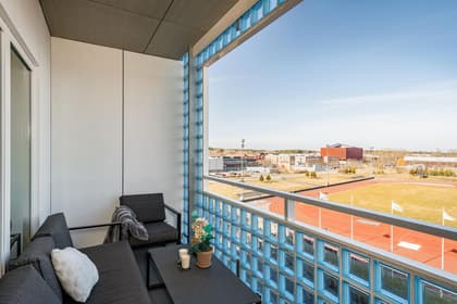 Balkong eller utsiktsbild