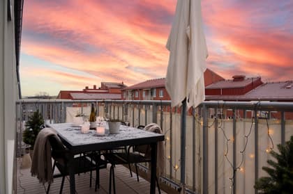 Balkong eller utsiktsbild